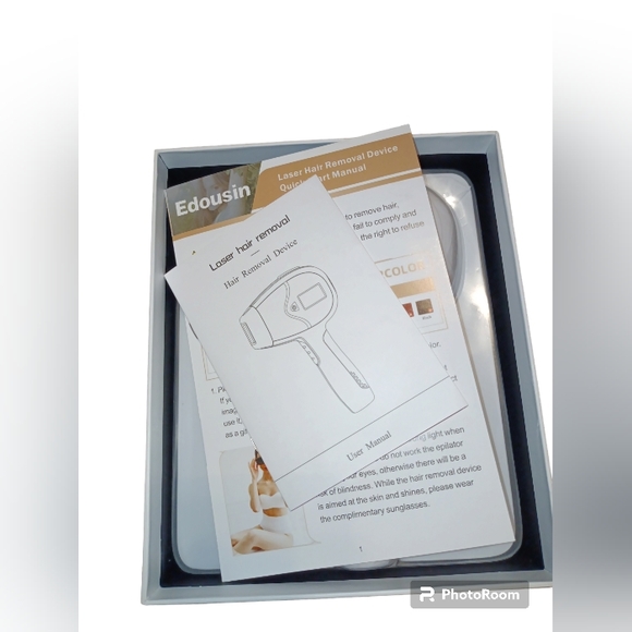 Edousin Laser Hair Removal Permanent Remover Device-2 Flash Mode 500,000 Flashes - Picture 4 of 7